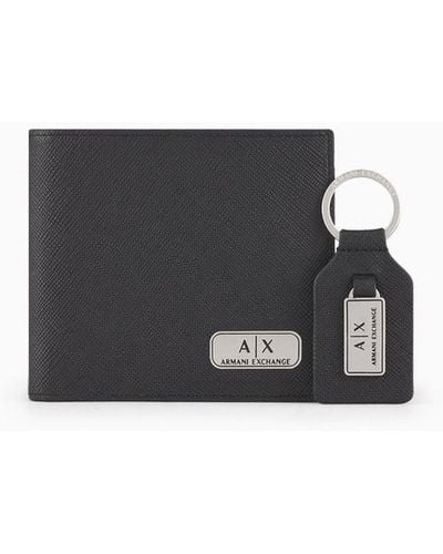 Armani Exchange Leather Gift Set - White