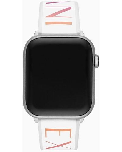 Armani Exchange Multicolor Silicone Band For Apple Watch®, 42/44