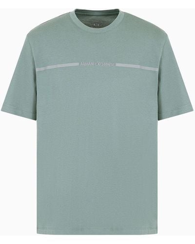 Armani Exchange Camisetas De Corte Estándar - Verde