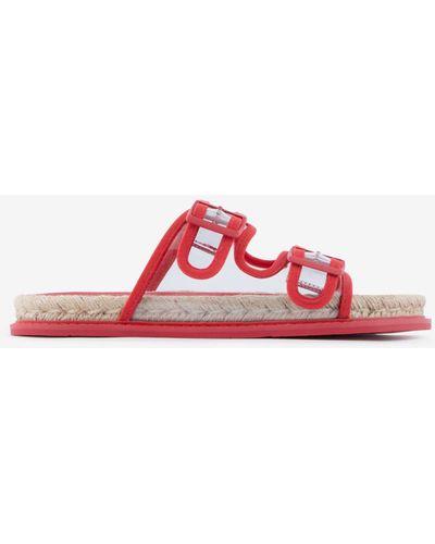 Armani Exchange Sandalo in PVC con cinturini - Rosso