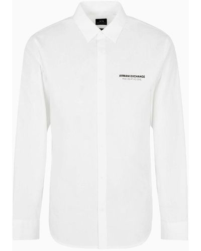 Armani Exchange Camisas Clásicas - Blanco