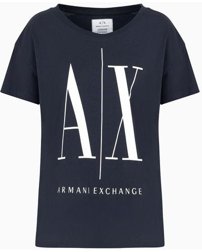 Armani Exchange T-shirt Relaxed Fit Icon Project - Bianco