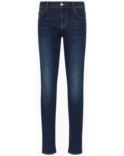 Armani Exchange J14 Skinny Denim Jeans - Blue