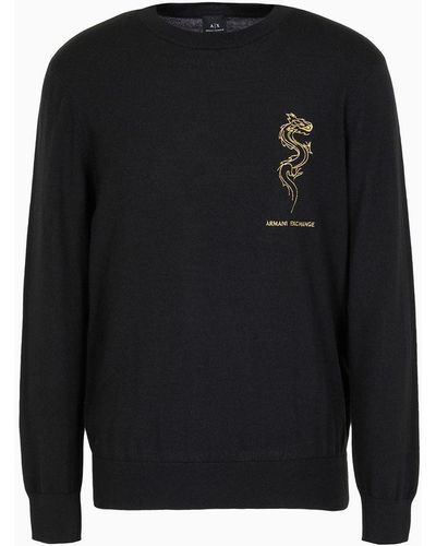 Armani Exchange Sweaters - Black