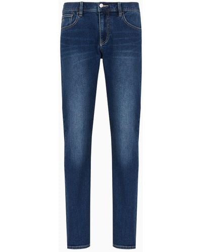 Armani Exchange J13 Slim Fit Stretch Denim Jeans - Blue