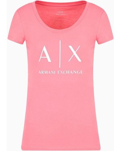 Armani Exchange Pima T-shirts - Pink