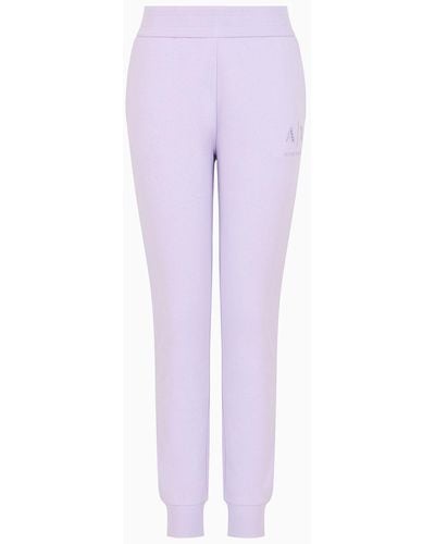 Armani Exchange Asv Organic Cotton Sweatpants - Purple