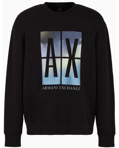Armani Exchange Sweats Sans Capuche - Noir