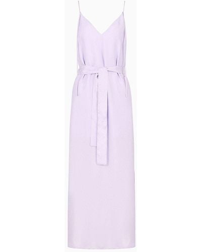 Armani Exchange Long Dresses - Purple