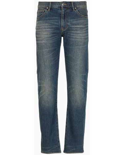 Armani Exchange Jeans Droits - Bleu