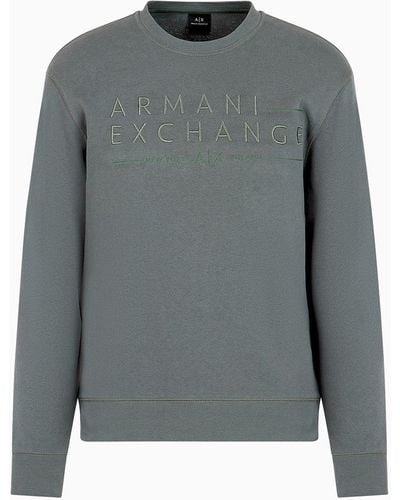 Armani Exchange Sweats Sans Capuche - Bleu