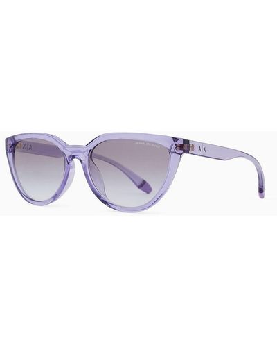 Armani Exchange Cat-eye Sunglasses - White