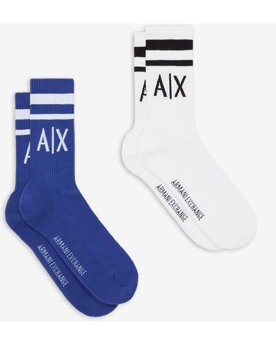 Armani Exchange Sock - Blau