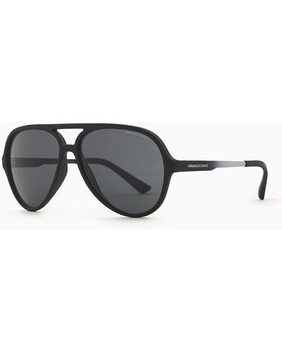 Armani Exchange Piloten-sonnenbrille - Weiß