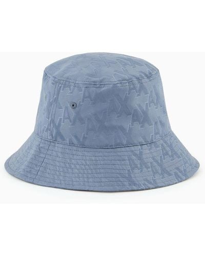 Armani Exchange Bucket Hat - Blau