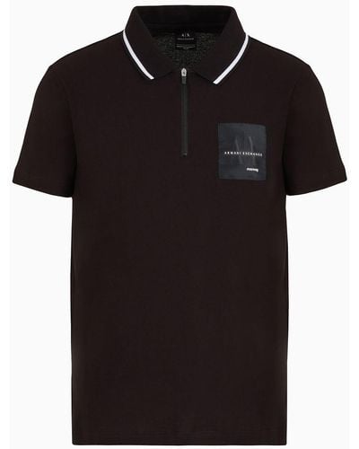 Armani Exchange Camisas De Tipo Polo - Negro
