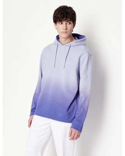 Armani Exchange Organic Cotton Hooded Sweatshirt - Multicolour