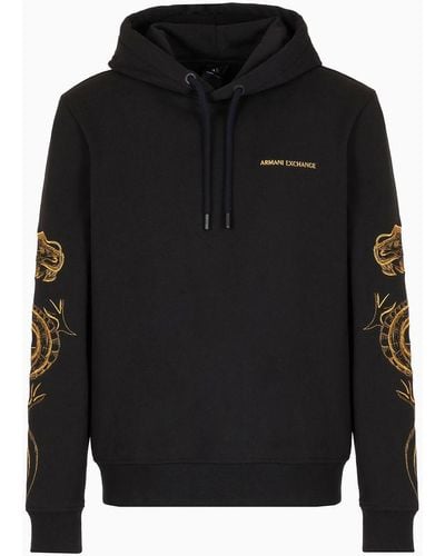 Armani Exchange Lunar New Year Hoodie - Black