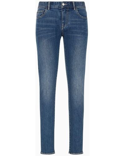 Armani Exchange Skinny-fit-jeans - Blau