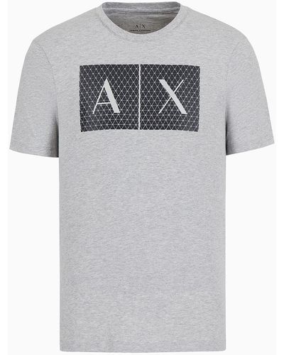 Armani Exchange Regular Fit Jersey T-shirt - Grey