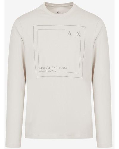 Armani Exchange Long-sleeve t-shirts for Men | Online Sale up to 59% off |  Lyst