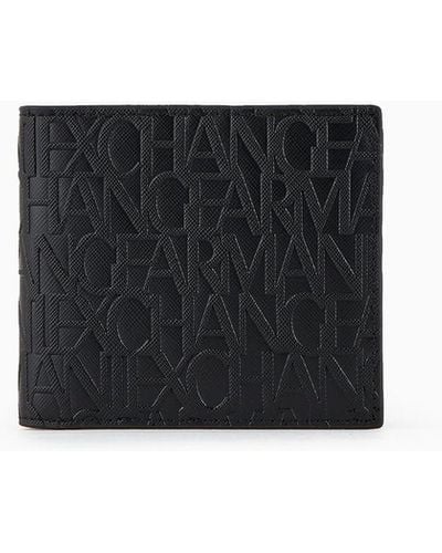 Armani Exchange Asv Bifold Wallet - Black