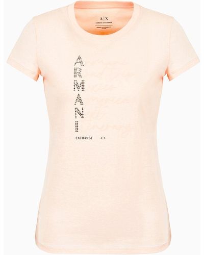Armani Exchange T-shirt Ajustés - Neutre