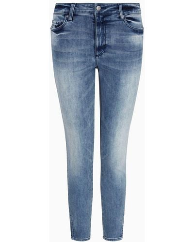 Armani Exchange Super Skinny Jeans - Blue