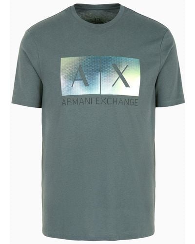 Armani Exchange Camisetas De Corte Estándar - Gris