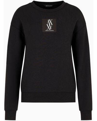 Armani Exchange Sweatshirts Without Hood - Black