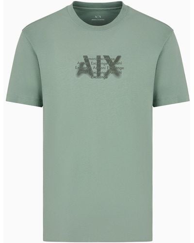 Armani Exchange Regular Fit T-shirts - Green