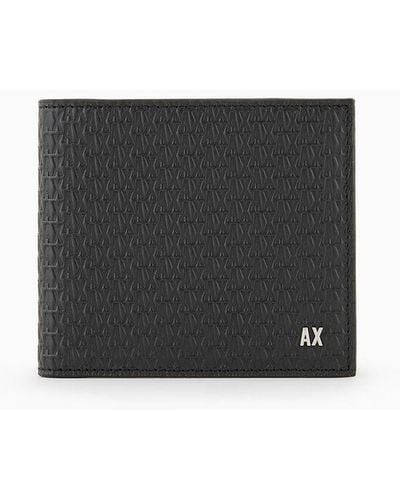 Armani Exchange Leather Book Wallet - White