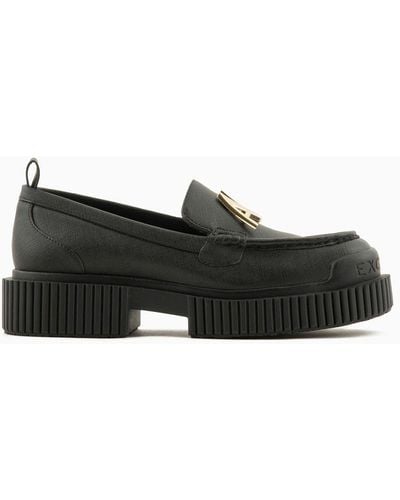 Armani Exchange Zapatos Loafer - Negro