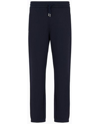 Armani Exchange Chino Pants In Cotton French Terry - Blue