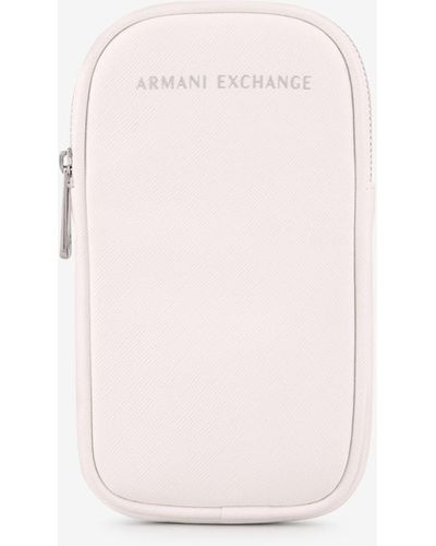 Armani Exchange Smartphone Holder - White