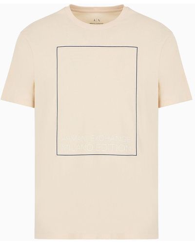 Armani Exchange Camisetas De Corte Estándar - Neutro