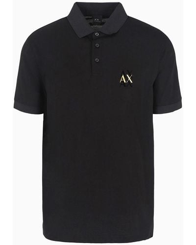 Armani Exchange Chemises Polos - Noir