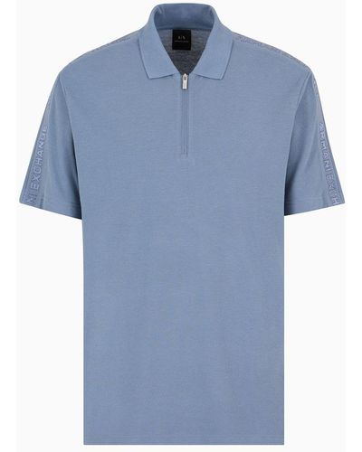 Armani Exchange Polo Shirts - Blue