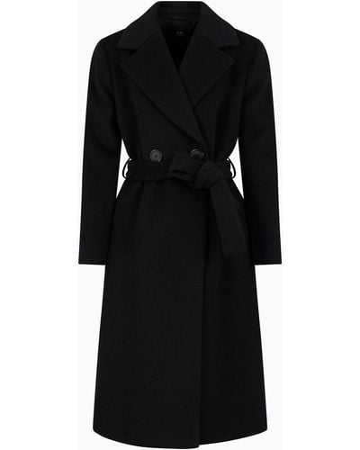 Armani Exchange Cloth Coat - Black