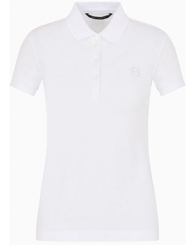 Armani Exchange Cotton Polo Shirt - White