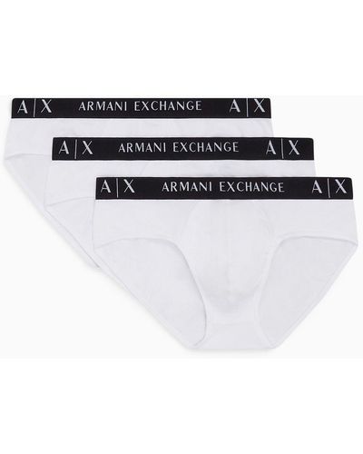 Armani Exchange Pack 3 Slip - Neutro
