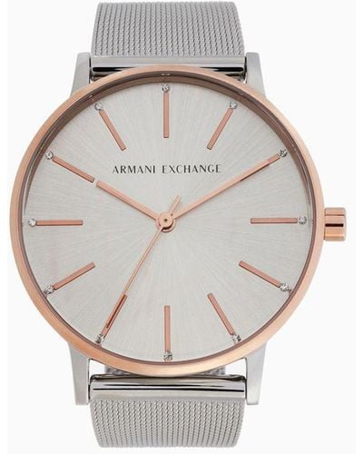 Armani Exchange Analoge Armbanduhren - Weiß