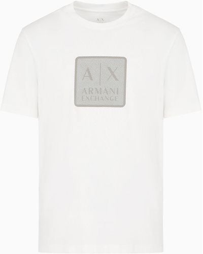 Armani Exchange Regular Fit T-shirts - White
