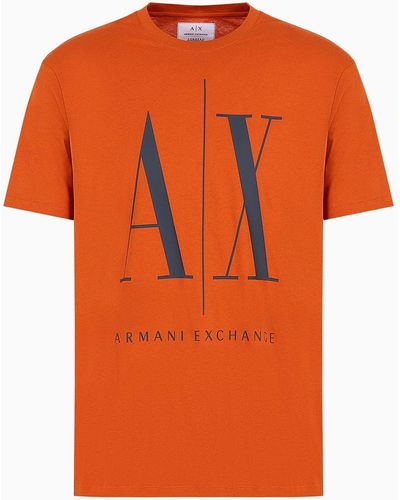 Armani Exchange T-shirt Icon Project - Arancione