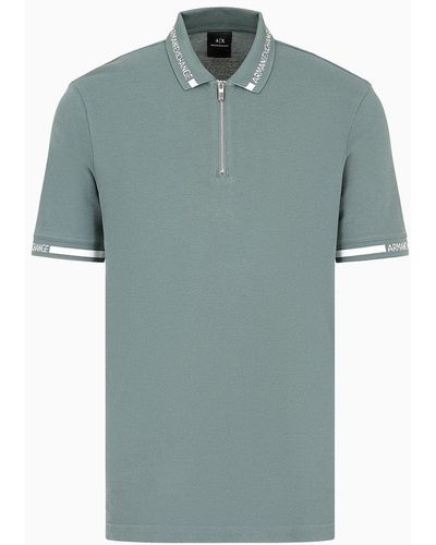 Armani Exchange Camisas De Tipo Polo - Azul
