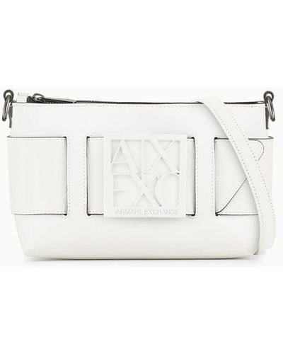 Armani Exchange Shoulder Bags - White