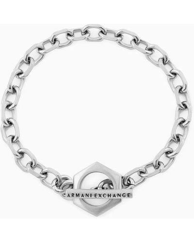 Armani Exchange Bracelets - White