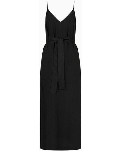 Armani Exchange Long Dresses - Black
