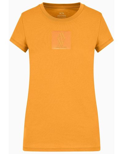 Armani Exchange Slim Fit T-shirts - Orange