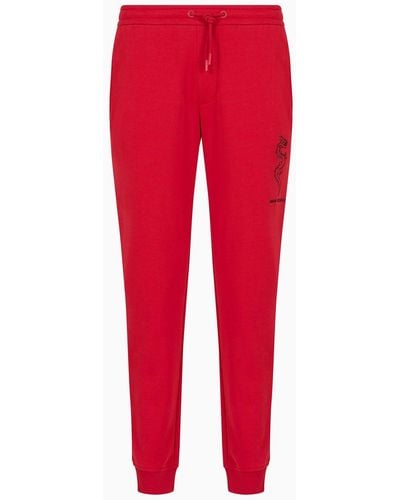Armani Exchange Pantalons De Survêtement - Rouge